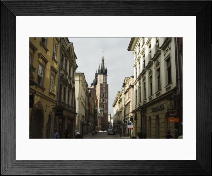 Framed Print : Old Town and 14th century St Framed Print : Old Town and 14th century St