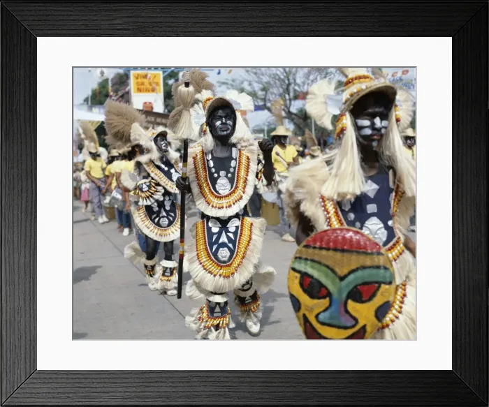 Framed Print : People in costume and facial paint Framed Print : People in costume and facial paint