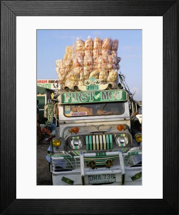 Framed Print : Jeepney, port of Lucena Framed Print : Jeepney, port of Lucena