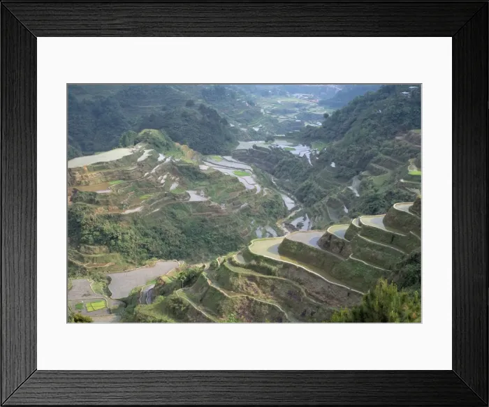 Framed Print : Rice terraces at Banaue Framed Print : Rice terraces at Banaue