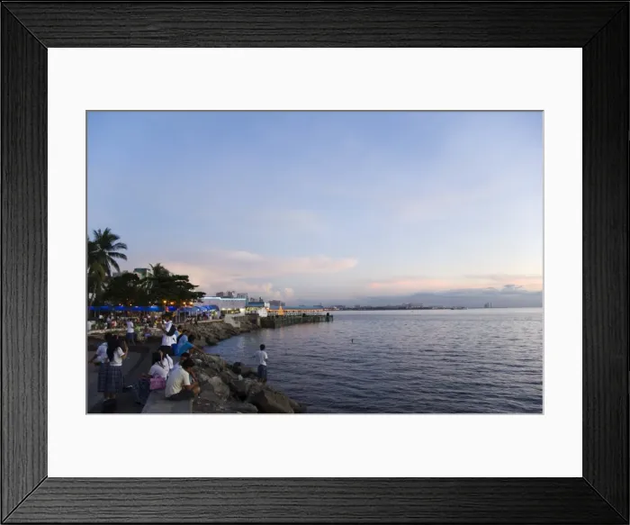 Framed Print : Manila Bay at sunset Framed Print : Manila Bay at sunset