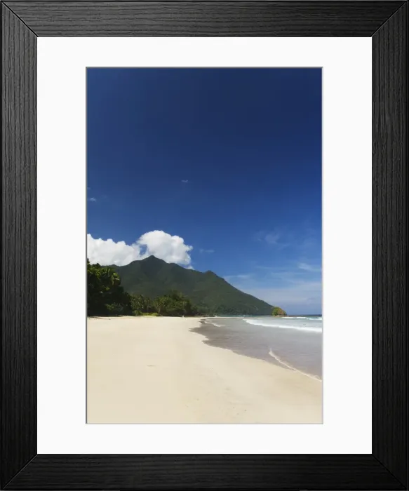 Framed Print : Beautiful white sand on Sabang Beach Framed Print : Beautiful white sand on Sabang Beach