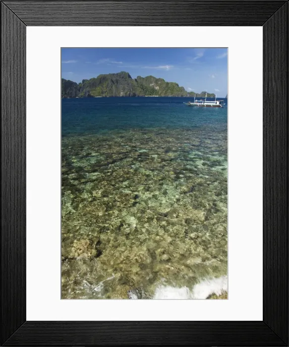 Framed Print : Coral Fringe Clear Waters Framed Print : Coral Fringe Clear Waters