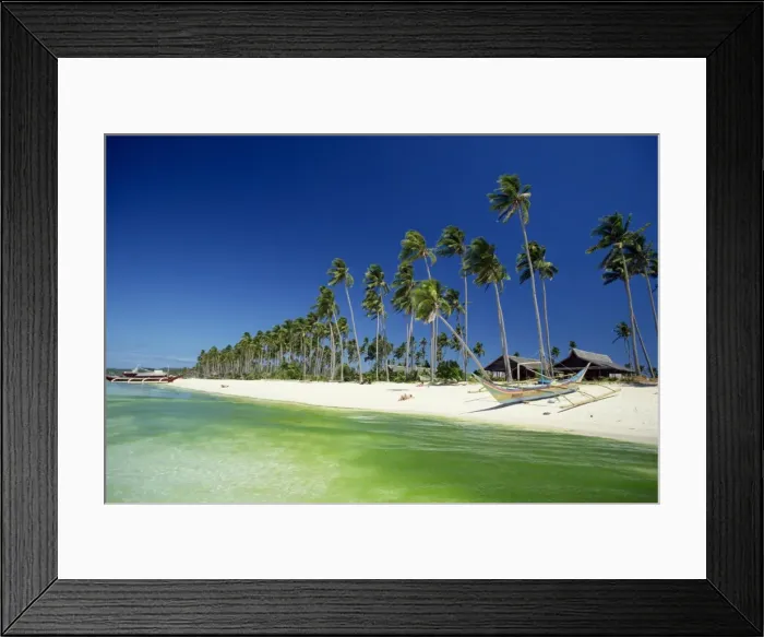 Framed Print : Beach on the west coast of resort island of Boracay Framed Print : Beach on the west coast of resort island of Boracay