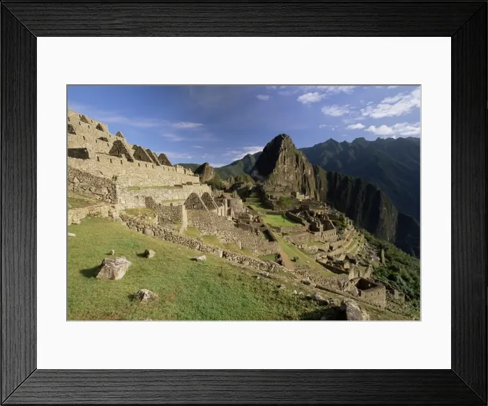 Framed Print : Ruins of Inca city Framed Print : Ruins of Inca city