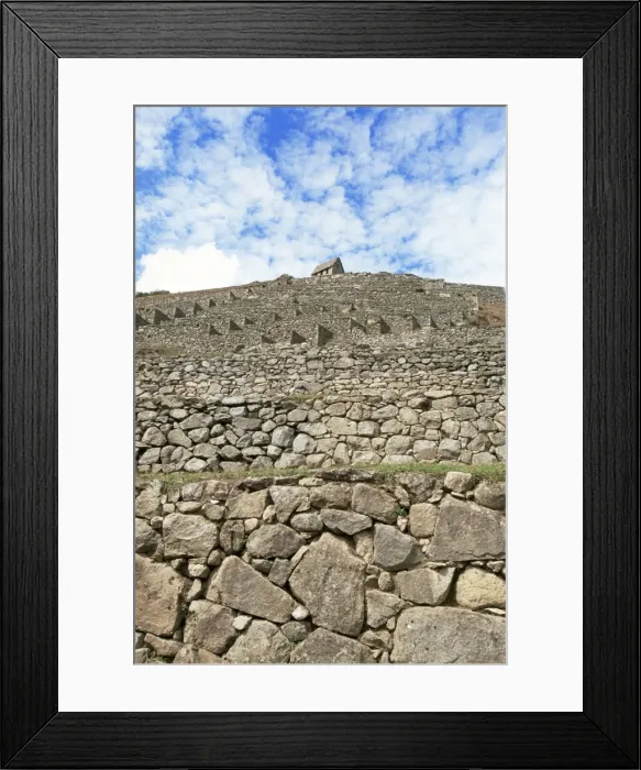 Framed Print : Inca ruins in morning light Framed Print : Inca ruins in morning light