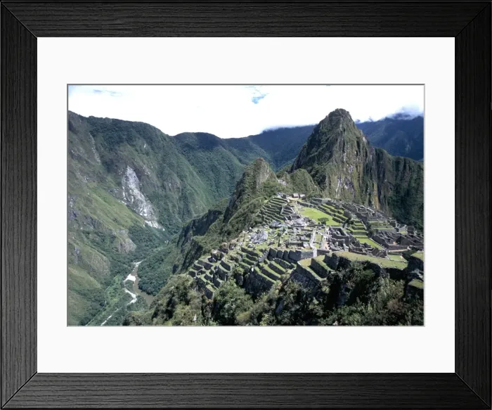 Framed Print : Ruins of Inca town site Framed Print : Ruins of Inca town site