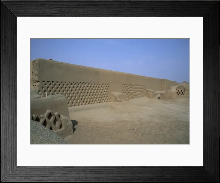 Framed Print : Ruined capital of the Chimu empire Framed Print : Ruined capital of the Chimu empire