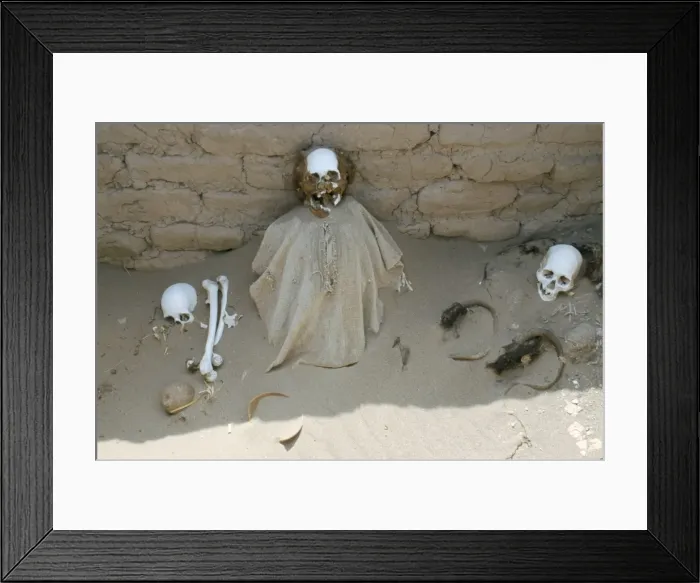 Framed Print : Inca cemetery near Nazca Framed Print : Inca cemetery near Nazca