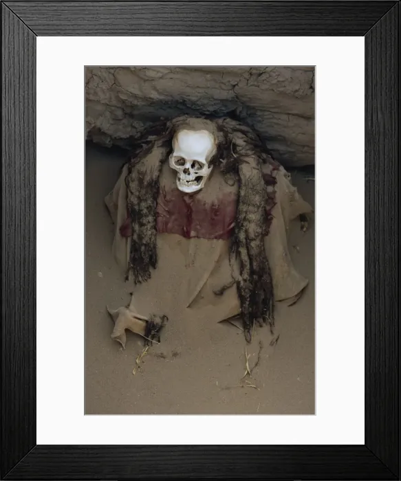 Framed Print : Inca Cemetery near Nazca Framed Print : Inca Cemetery near Nazca