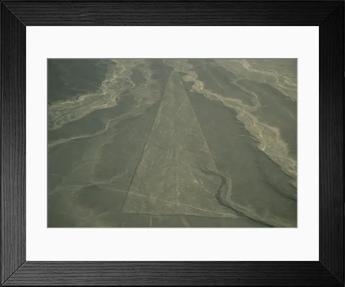Framed Print : Trapezoid, Nazca Lines (Nasca Lines) Framed Print : Trapezoid, Nazca Lines (Nasca Lines)