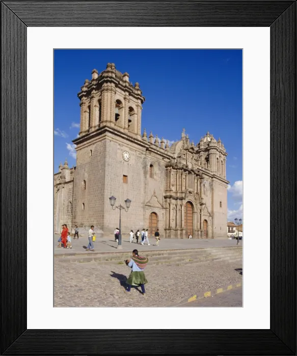 Framed Print : The cathedral in Cuzco Framed Print : The cathedral in Cuzco