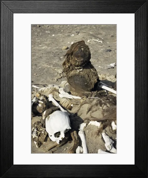 Framed Print : Human remains preserved over 500 years Framed Print : Human remains preserved over 500 years