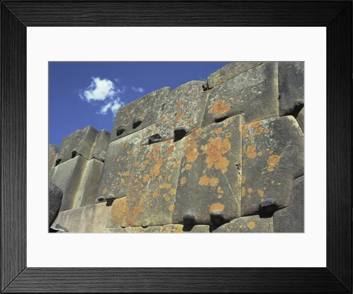 Framed Print : Inca stonework Framed Print : Inca stonework
