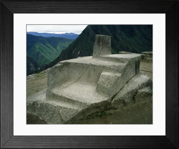 Framed Print : The Intihuatana (hitching post for the sun) Framed Print : The Intihuatana (hitching post for the sun)