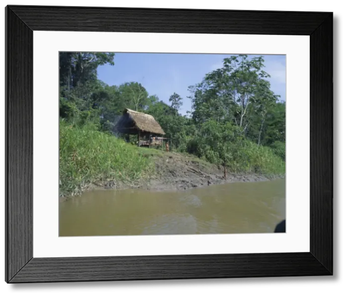 Framed Print : River bank settlement Framed Print : River bank settlement