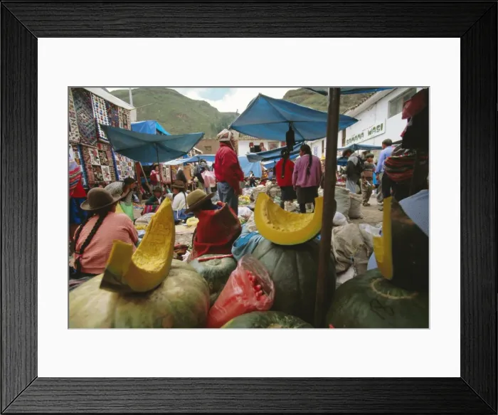 Framed Print : Market, Cuzco Framed Print : Market, Cuzco