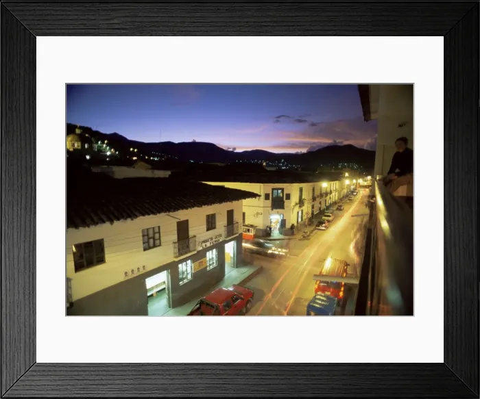 Framed Print : Street view at night Framed Print : Street view at night