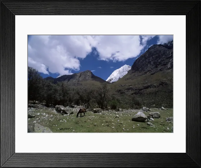 Framed Print : Mountain range outside city of Huaraz Framed Print : Mountain range outside city of Huaraz