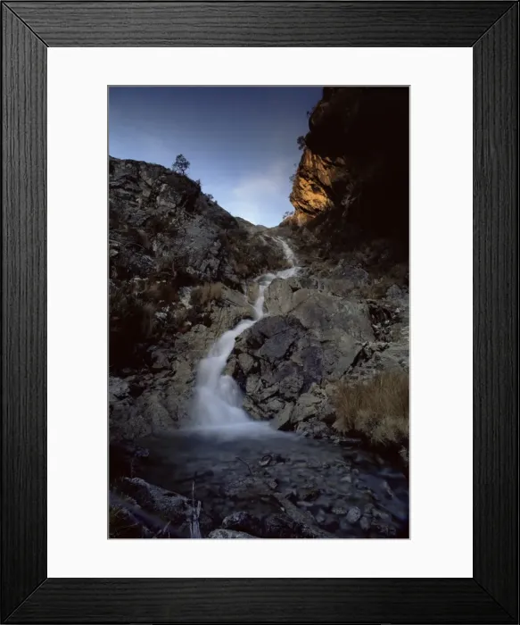 Framed Print : Glacier water runs off the Andes in the Cordillera Blanca Framed Print : Glacier water runs off the Andes in the Cordillera Blanca