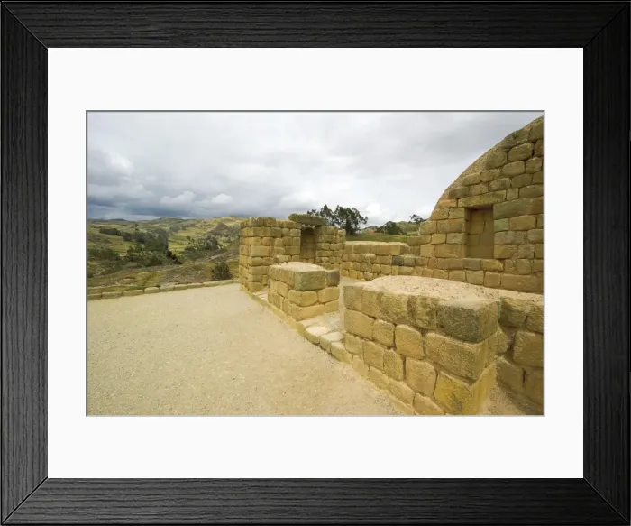 Framed Print : Upper level of the Temple of the Sun