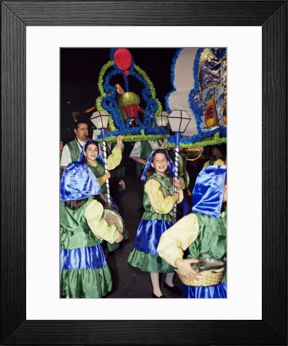 Framed Print : Marchas Populares during the Festas dos Santos Populares Framed Print : Marchas Populares during the Festas dos Santos Populares