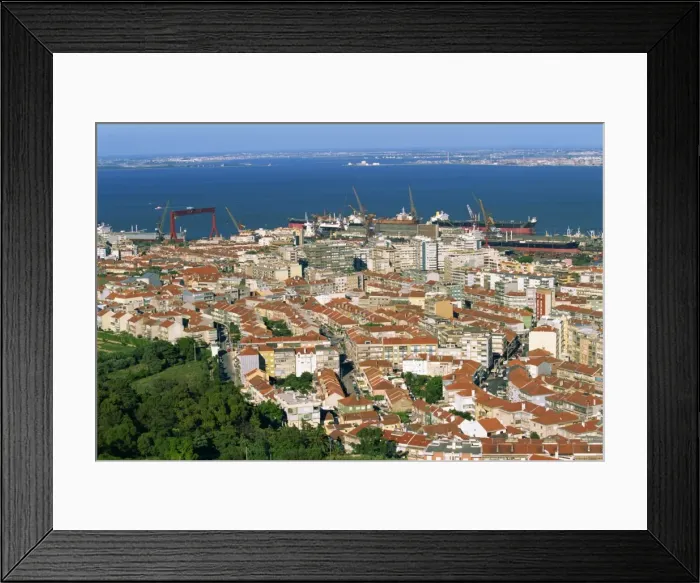 Framed Print : Low aerial view Framed Print : Low aerial view