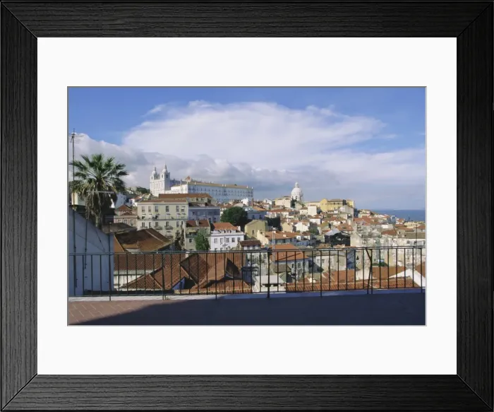 Framed Print : Miradouro Santa Luzia Framed Print : Miradouro Santa Luzia