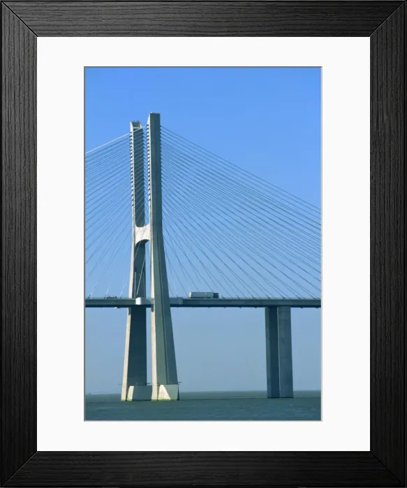Framed Print : The Vasco da Gama Bridge