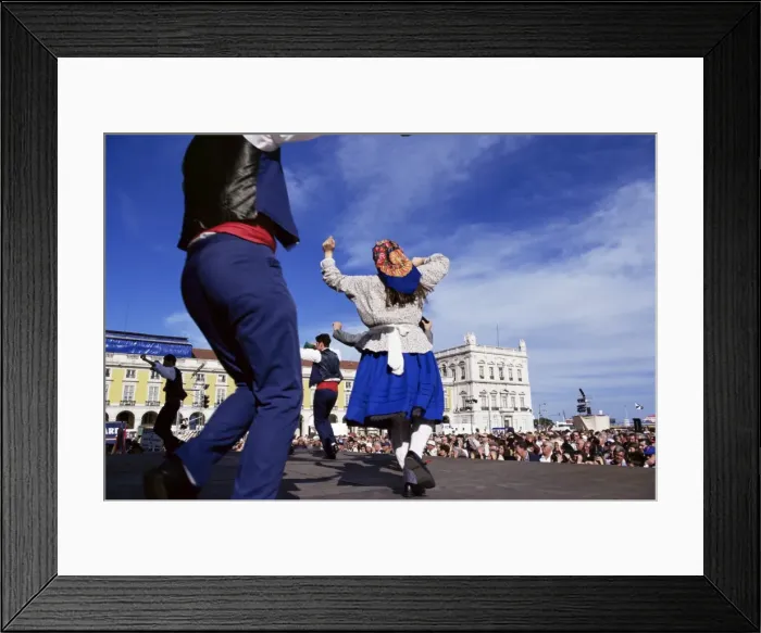 Framed Print : Dancing during cultural street show Framed Print : Dancing during cultural street show