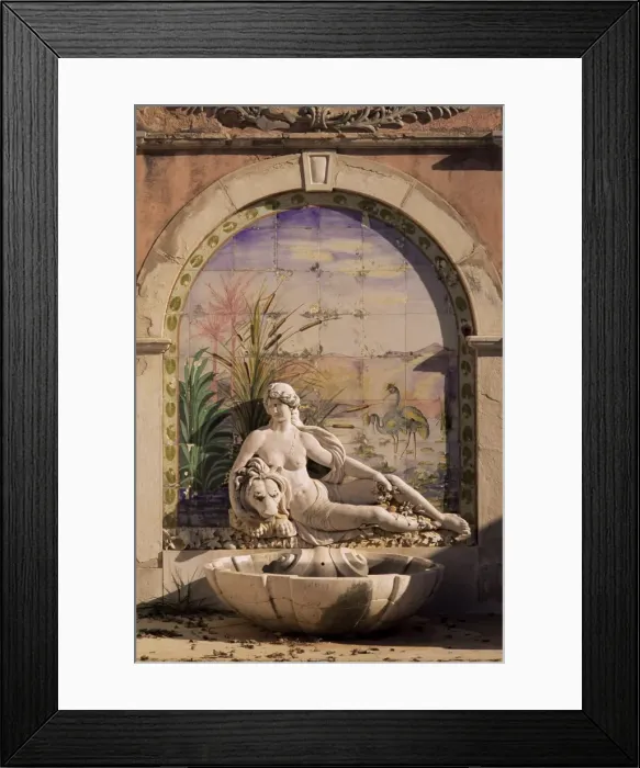 Framed Print : Allegorical figure
