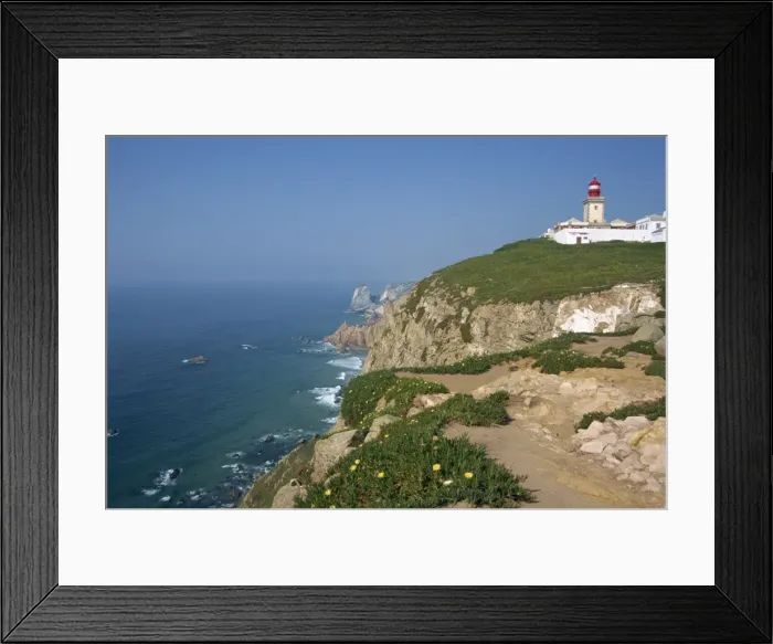 Framed Print : Lighthouse and coast at Cabo da Roca Framed Print : Lighthouse and coast at Cabo da Roca
