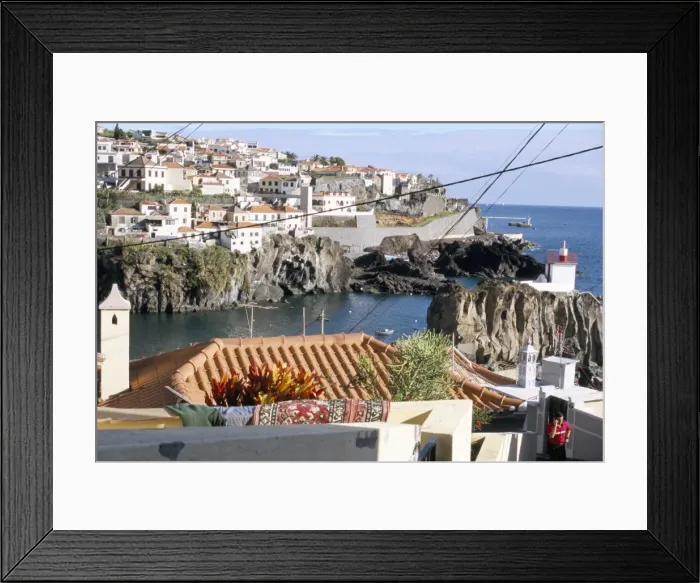 Framed Print : Camara de Lobos harbour Framed Print : Camara de Lobos harbour