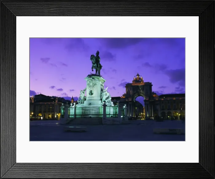 Framed Print : Statue of Jose I and Triumphal Arch Framed Print : Statue of Jose I and Triumphal Arch