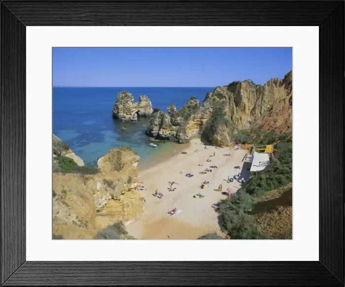 Framed Print : Beaches and cliffs near Lagos Framed Print : Beaches and cliffs near Lagos