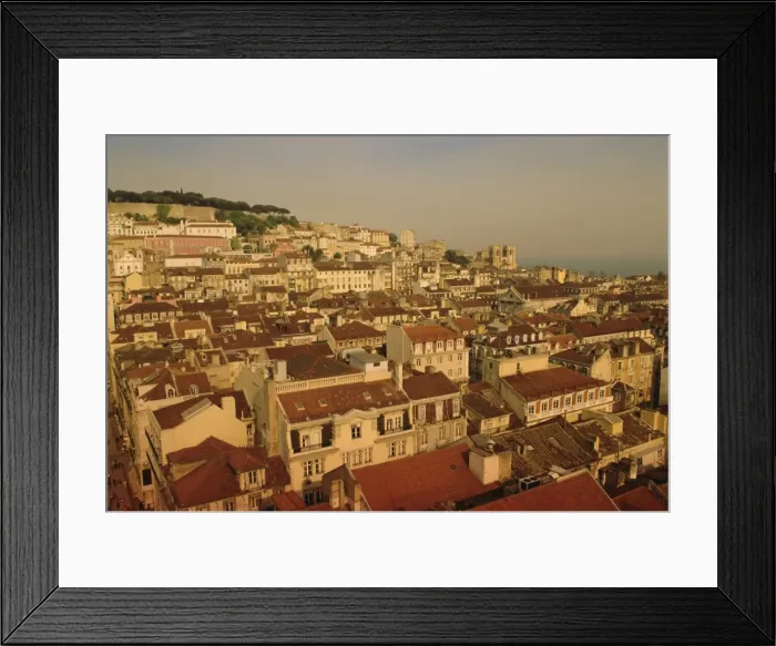 Framed Print : High view of the city center Framed Print : High view of the city center