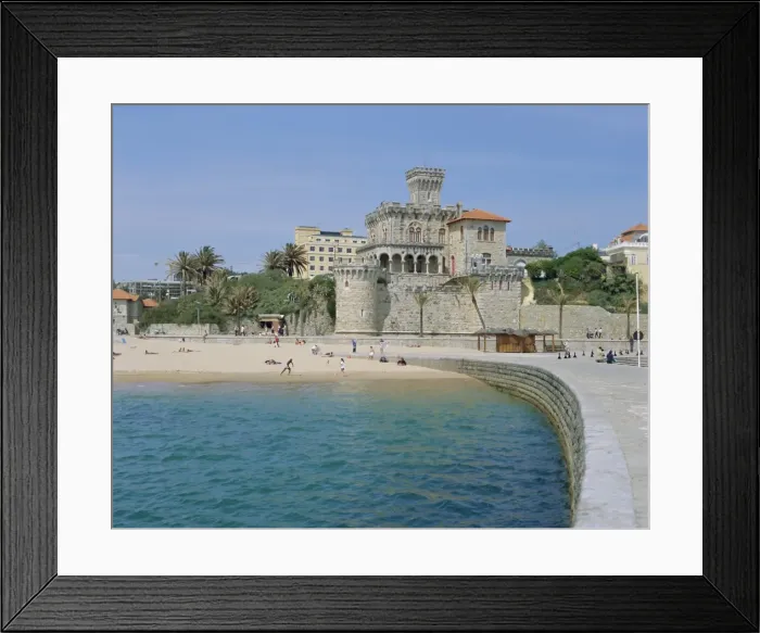 Framed Print : The beach, Estoril Framed Print : The beach, Estoril
