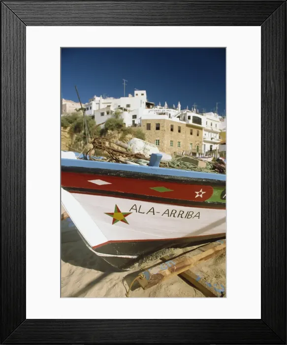 Framed Print : The prow of a fishing boat in the Algarve Framed Print : The prow of a fishing boat in the Algarve