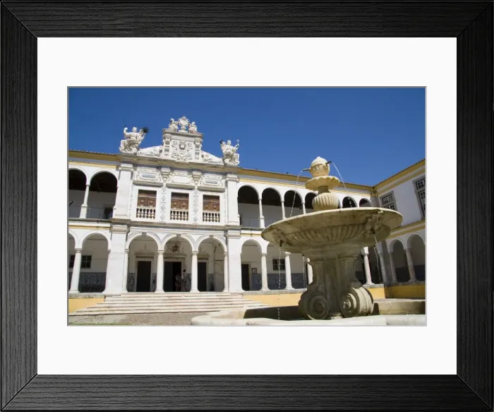 Framed Print : Evora University arcaded courtyard Framed Print : Evora University arcaded courtyard