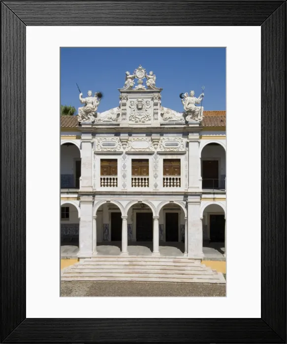 Framed Print : Evora University arcaded courtyard Framed Print : Evora University arcaded courtyard