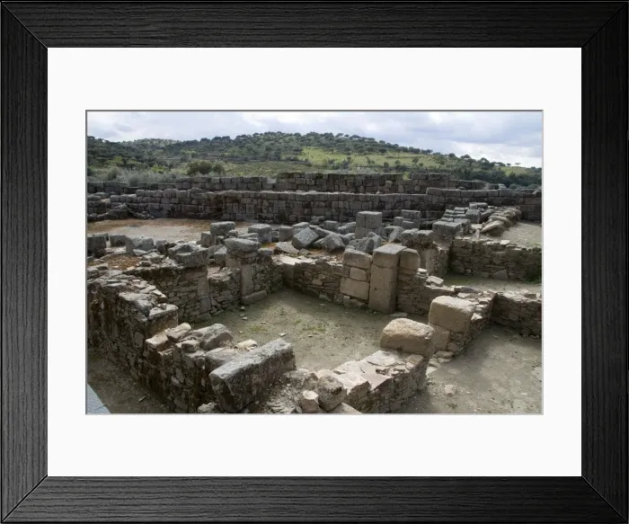 Framed Print : Excavation of Roman archaeological site in Idanha-a-Velha Framed Print : Excavation of Roman archaeological site in Idanha-a-Velha
