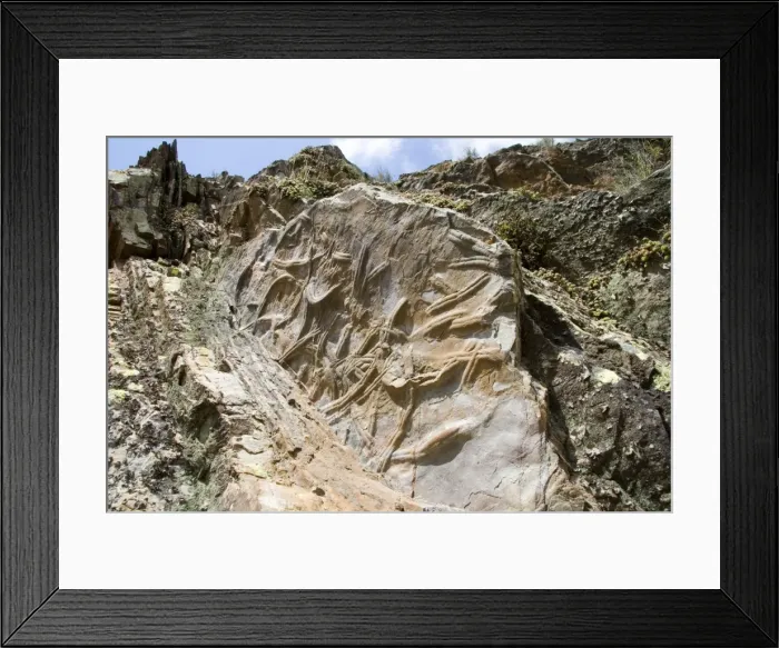 Framed Print : Silurian trilobite burrows Framed Print : Silurian trilobite burrows