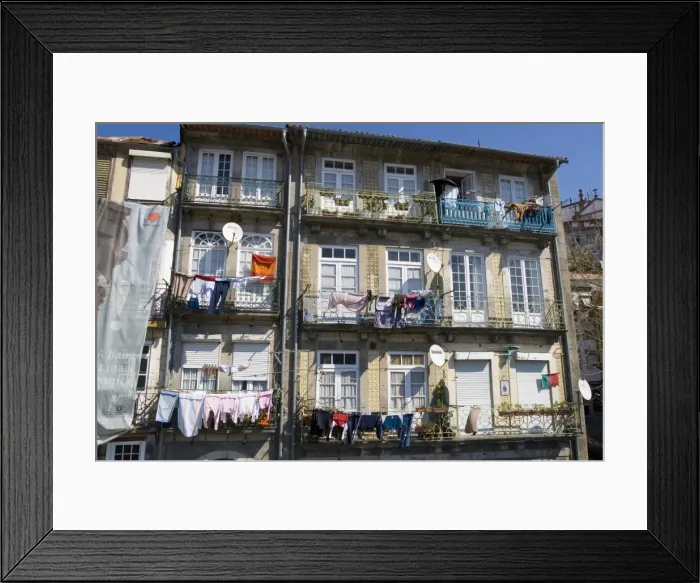 Framed Print : Tenement housing Framed Print : Tenement housing