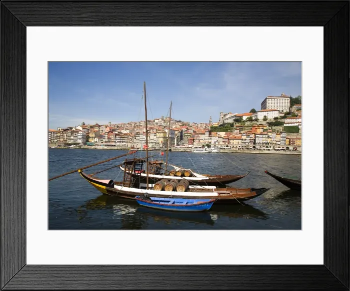 Framed Print : Traditional port barcos (boats) Framed Print : Traditional port barcos (boats)