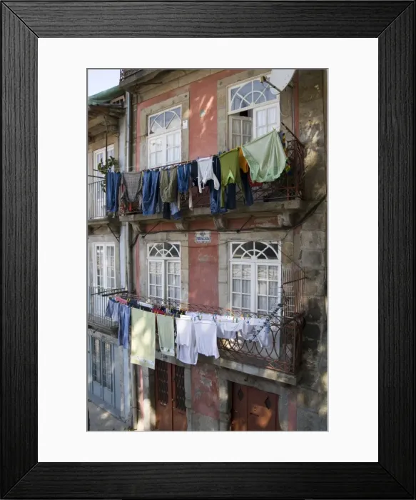 Framed Print : Tenement housing