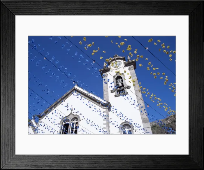 Framed Print : Church in Ribeira Brava Framed Print : Church in Ribeira Brava