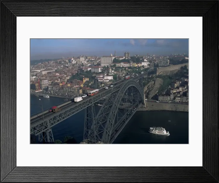 Framed Print : Ponte Dom Luis I across the Douro River Framed Print : Ponte Dom Luis I across the Douro River