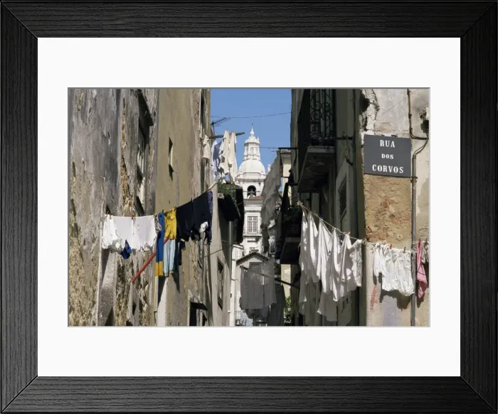 Framed Print : Alfama district Framed Print : Alfama district