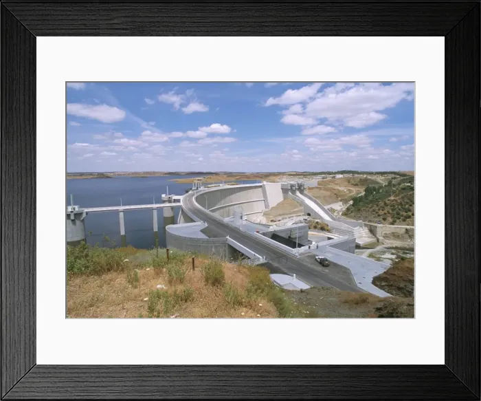 Framed Print : Alqueva Dam Framed Print : Alqueva Dam