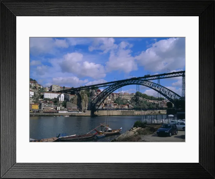 Framed Print : Dom Luis I Bridge over Douro River Framed Print : Dom Luis I Bridge over Douro River